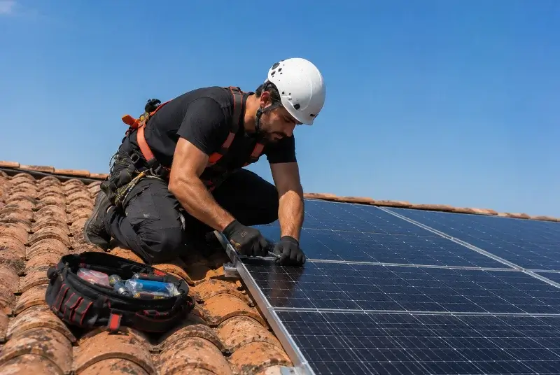 Maintenance et monitoring de panneaux solaires à Trans-la-Forêt